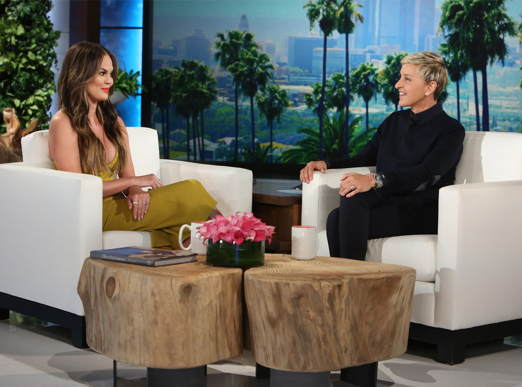 Chrissy Teigen, Ellen DeGeneres Chrissy Teigen, Ellen DeGeneres